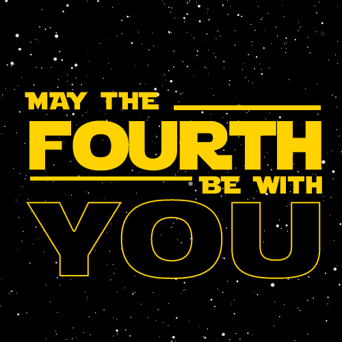 May The Fourth Be With You Happy Star Wars Day Animated Picture
