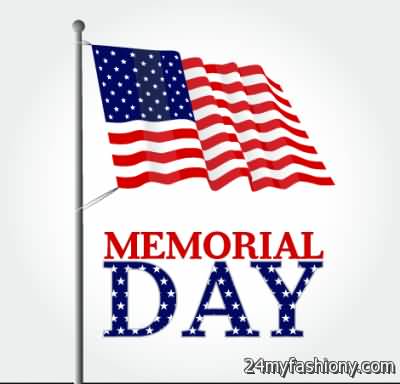 Memorial Day United States Of America Flag Clipart