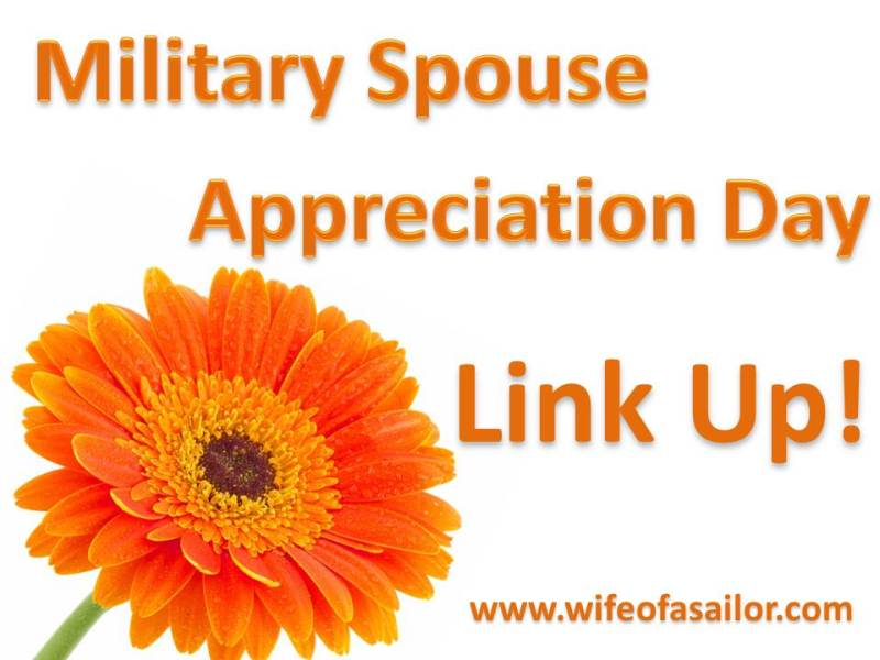 Military Spouse Appreciation Day Link Up Flower Picture