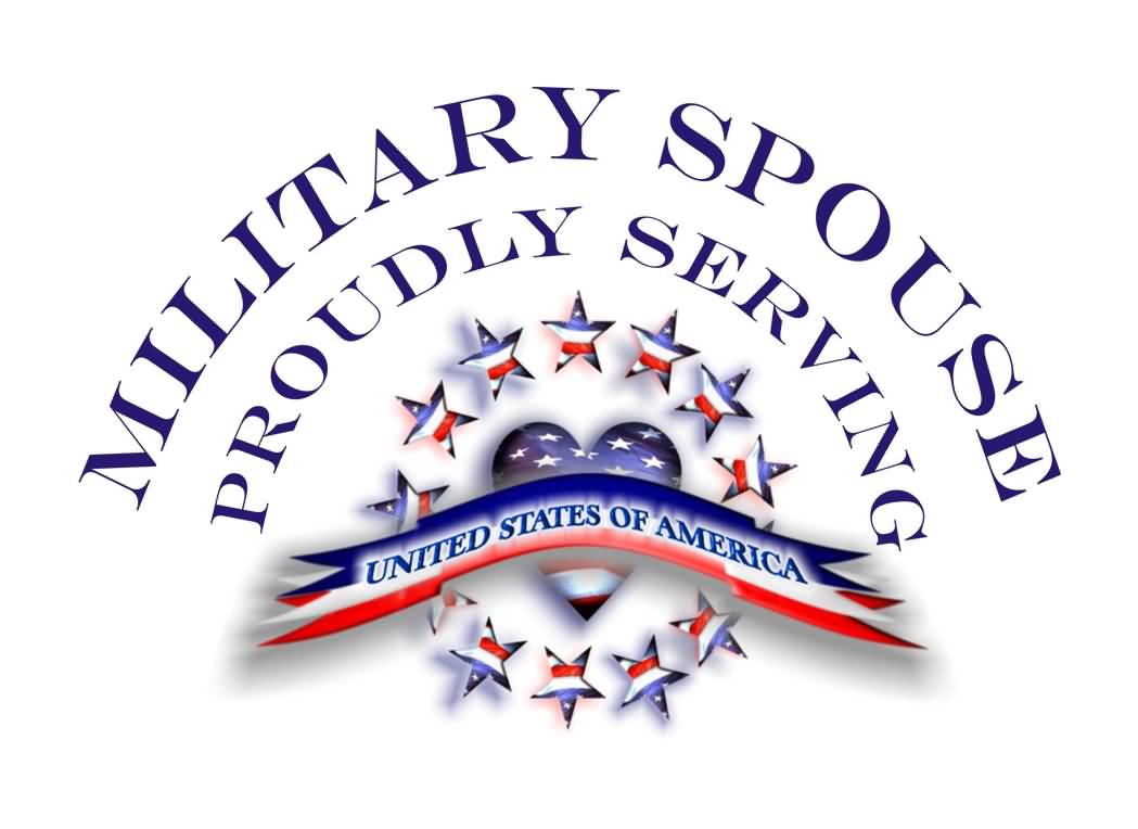 Military Spouse Proud Service United States Of America