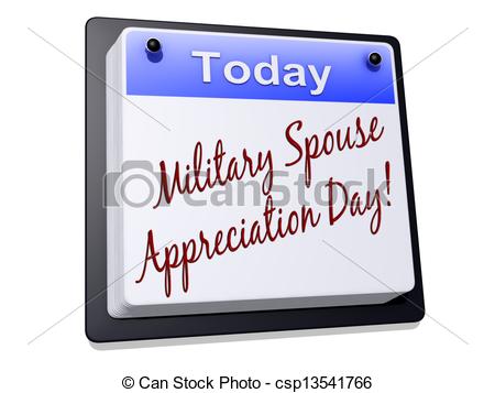 Today Military Spouse Appreciation Day Calendar