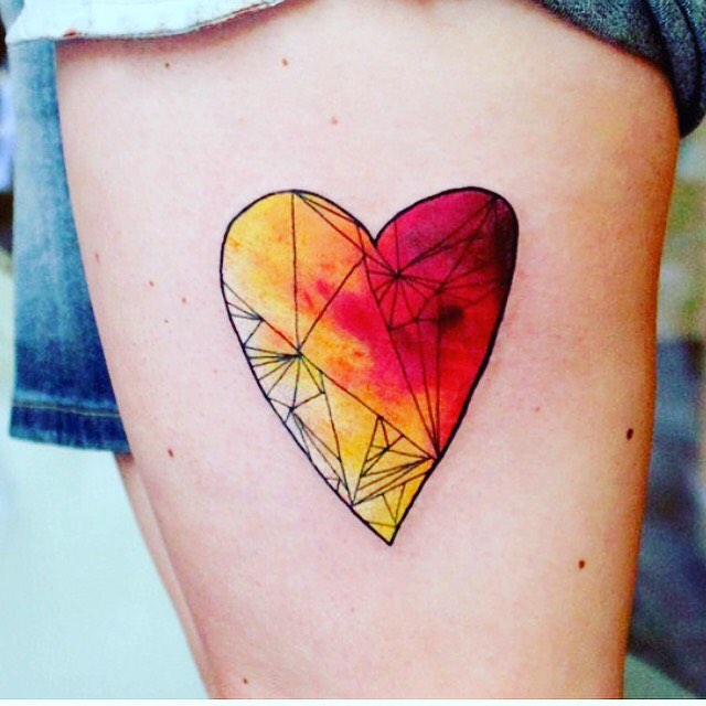 Sweet heart tattoo