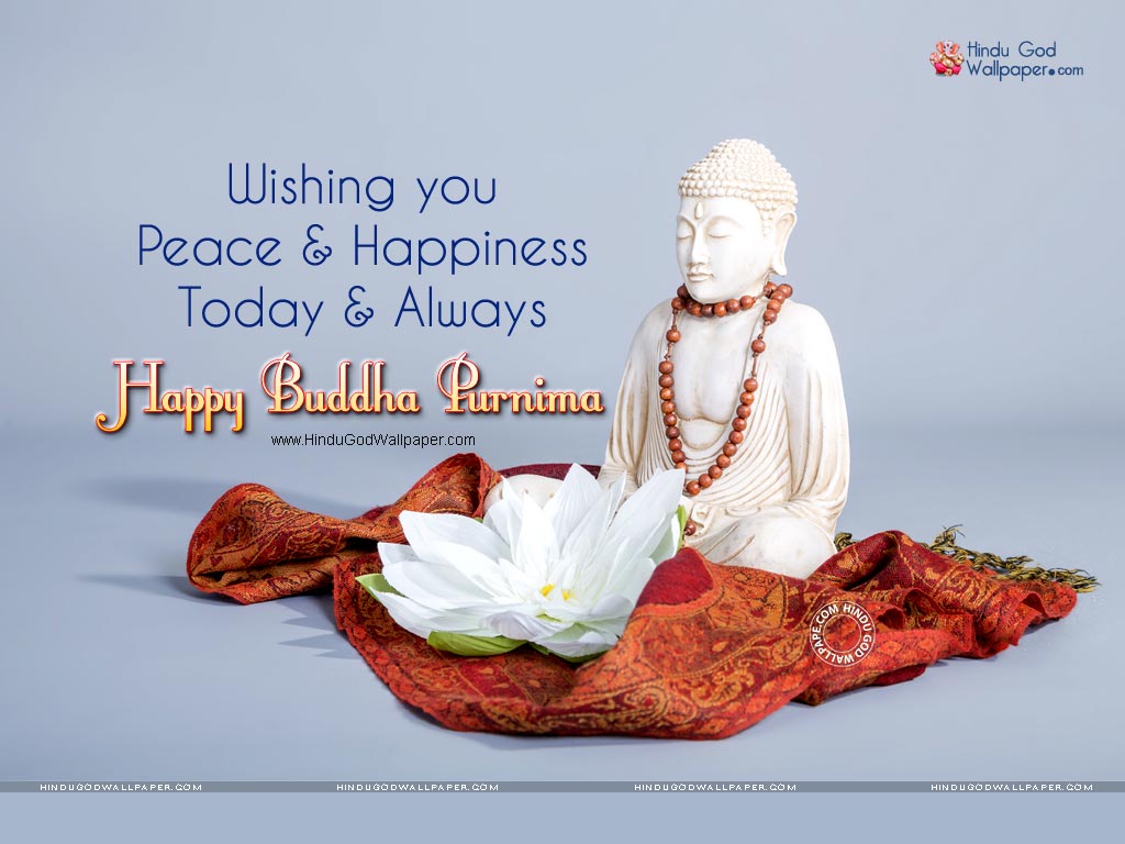 Wishing You Peace & Happiness Today And Always Happy Buddha Purnima