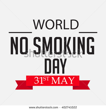 World No Tobacco Day 31st May Vector Illustration