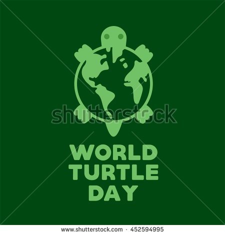 World Turtle Day 2017 Vector Illustration