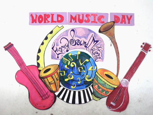 Colored World Music Day Picture
