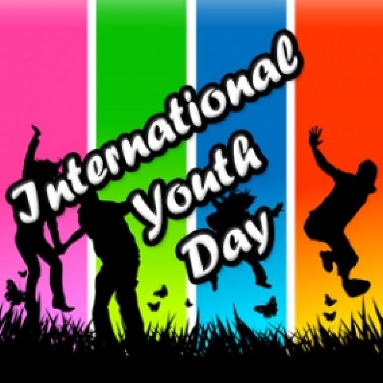 Colorful International Youth Day Image