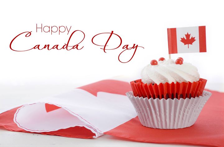 Cupcake With Flag - Happy Canada Day