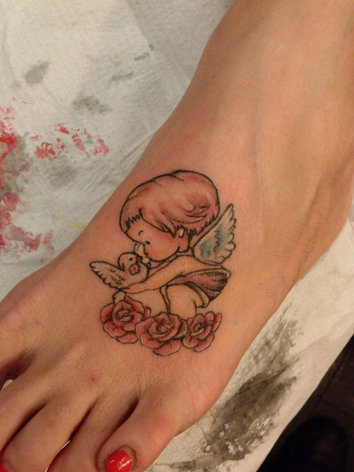 55+ Baby Angel Tattoos & Designs With Meanings