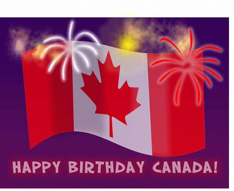 Happy Birthday Canada Wishes Picture