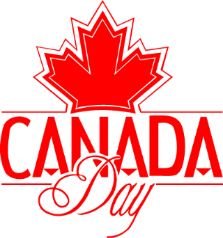 Happy Canada Day Graphic