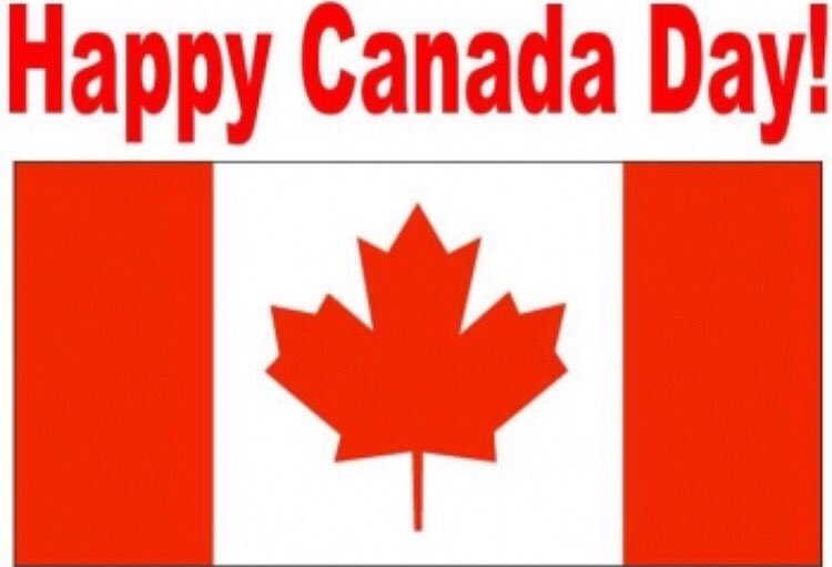 Happy Canada Day Wishes With Maple Leaf
