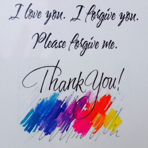 I Love You, I Forgive You Please Forgive Me Thank You - Forgiveness Day