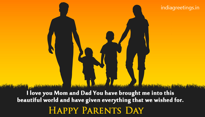 I Love You Mom And Dad - Happy Parents Day