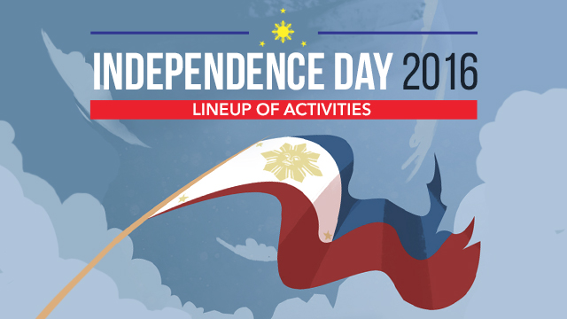 Line up Of Activities - Philippines Independence Day