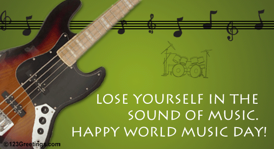 Lose Yourself In The Sound Of Music - World Music Day