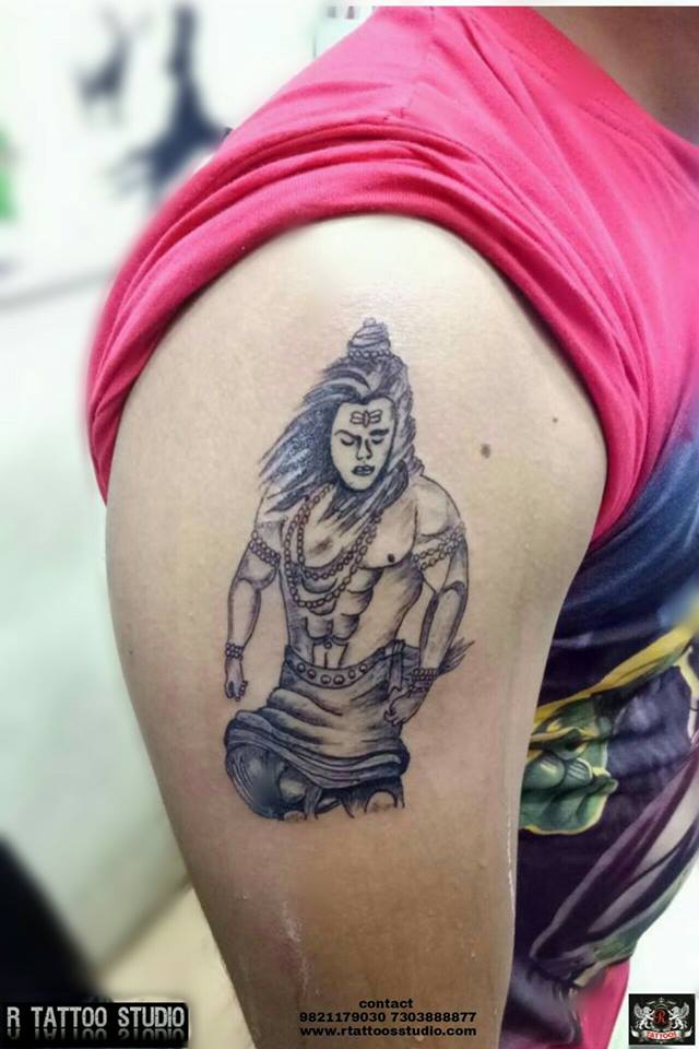 Angry Shiva tattoo