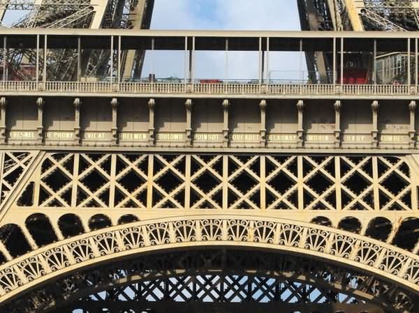 72 French scientists Engraved On Eiffel Tower