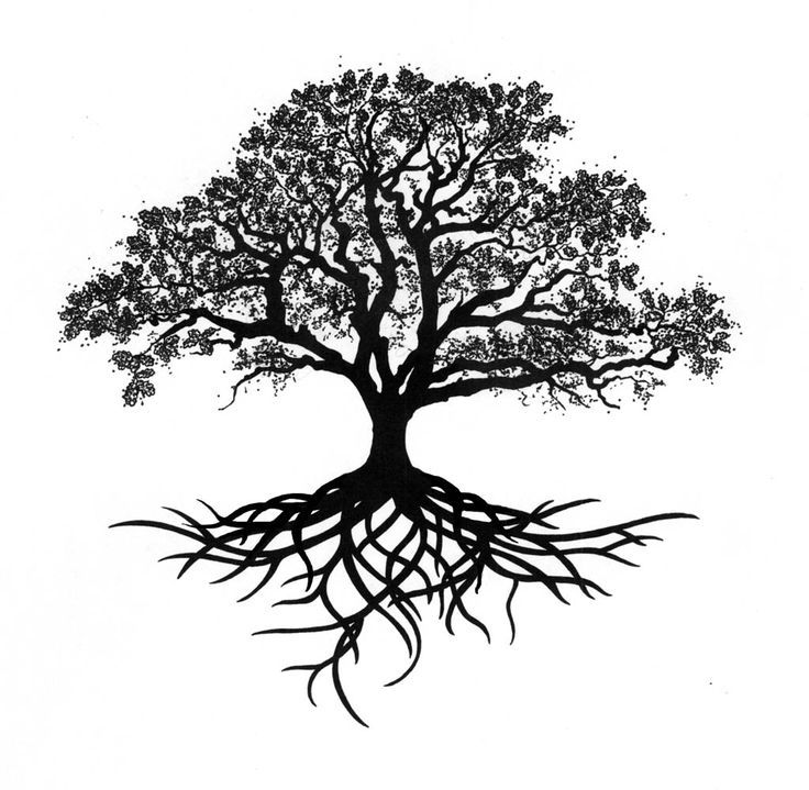 Amazing Ash Tree Tattoo Design Idea