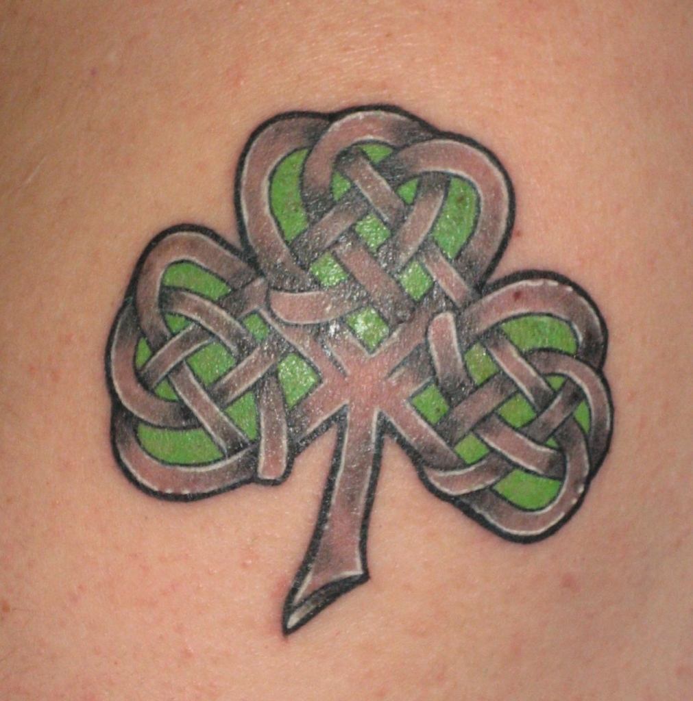 Celtic Shamrock Leaf Tattoo Picture