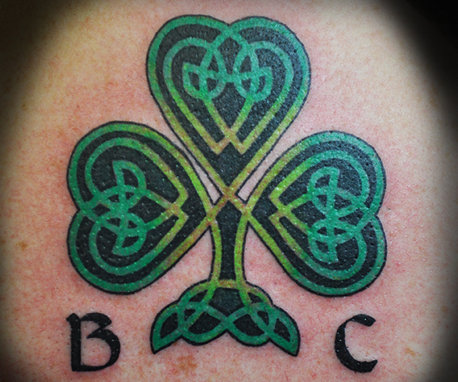 Celtic Shamrock Tattoo Idea by Ryan Mahoney