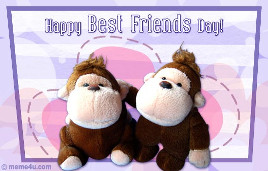 Happy Best Friends Day Wishes Graphic