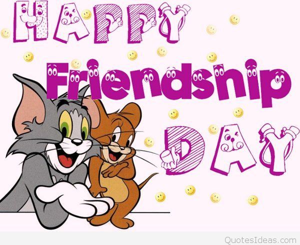 Happy Friendship Day Cartoon Graphic