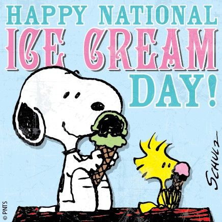 Happy National Ice Cream Day Graphic