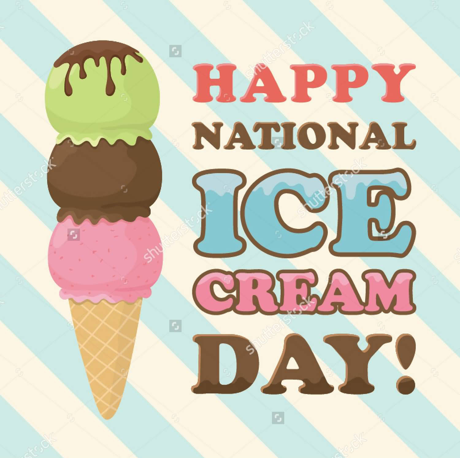 Happy National Ice Cream Day Wishes