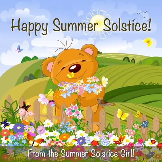 Happy Summer Solstice From The Summer Solstice Girl