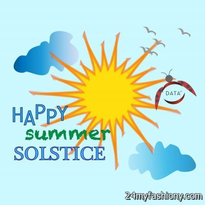 Happy Summer Solstice Graphic Image