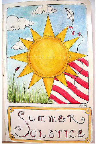 Happy Summer Solstice Graphic Picture