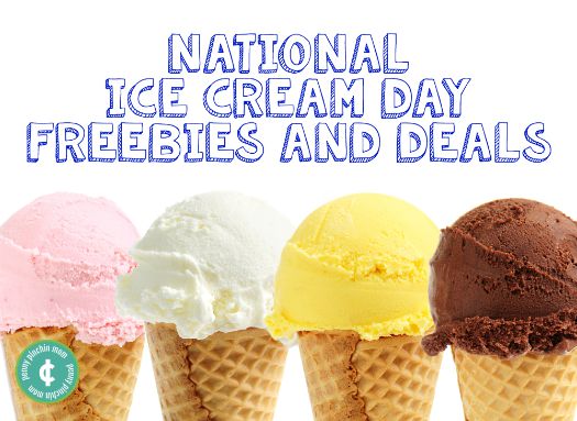 National Ice Cream Day Freebies And Deals