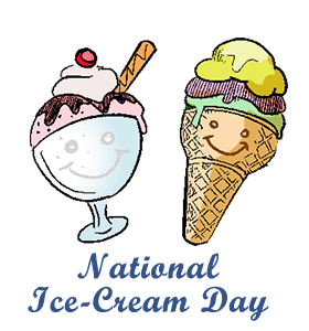 National Ice Cream Day Graphic