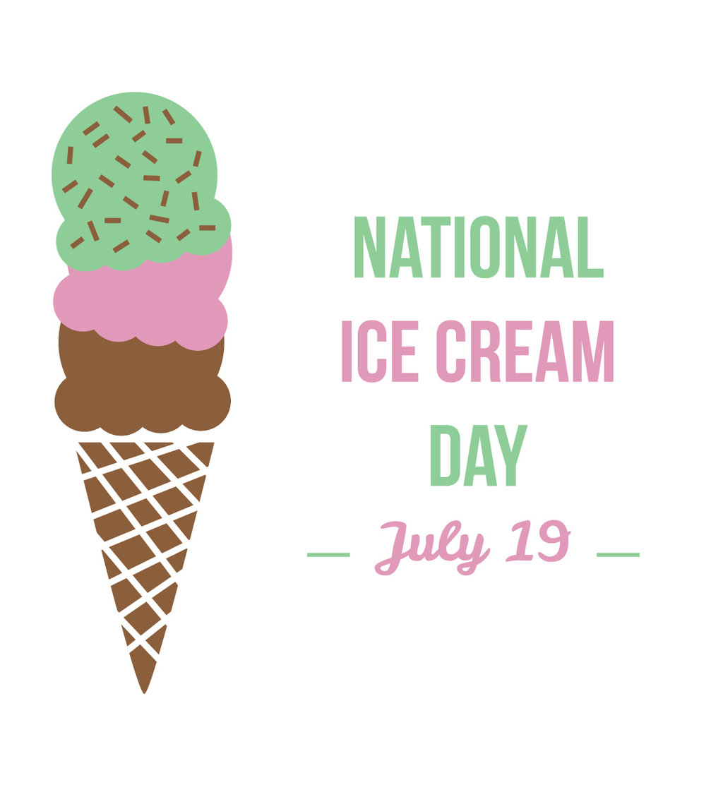 National Ice Cream Day July 19 by Heatherllly
