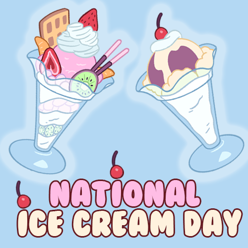 National Ice Cream Day Wishes Image