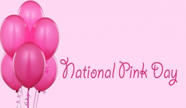 National Pink Day Cover Photo With Balloons