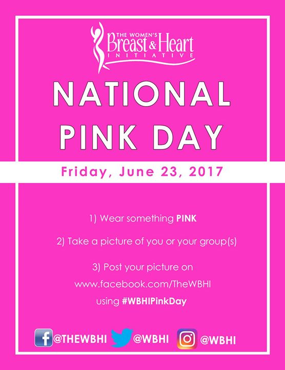 National Pink Day June 23 2017