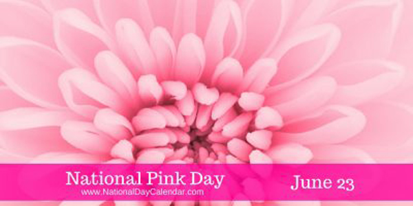 National Pink Day June 23rd