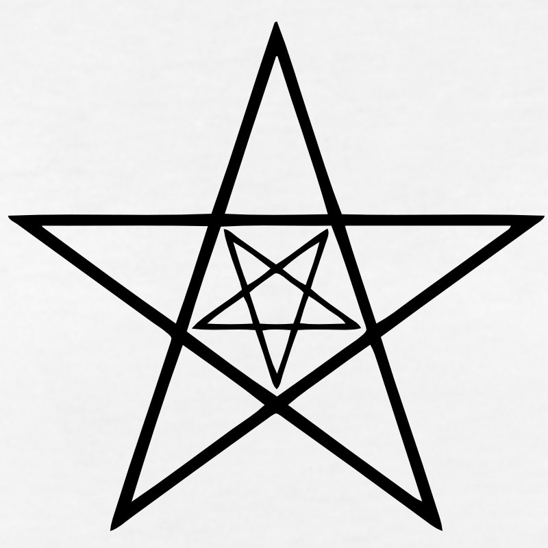 Pentagram Star Tattoo Design