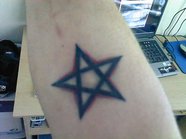 Pentagram Star Tattoo Image