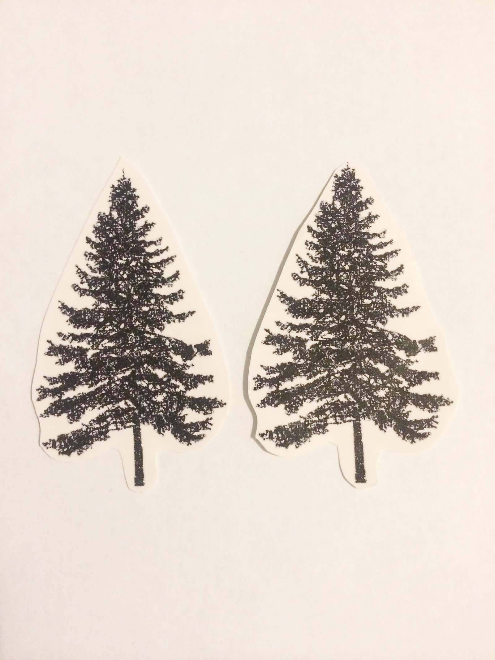 Pine Tree Tattoo Designs Stencil