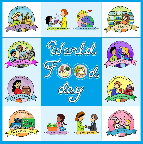 World Food Day Animated Graphic Picture
