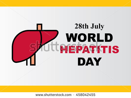 28th July World Hepatitis Day Liver Design Vector Illustration