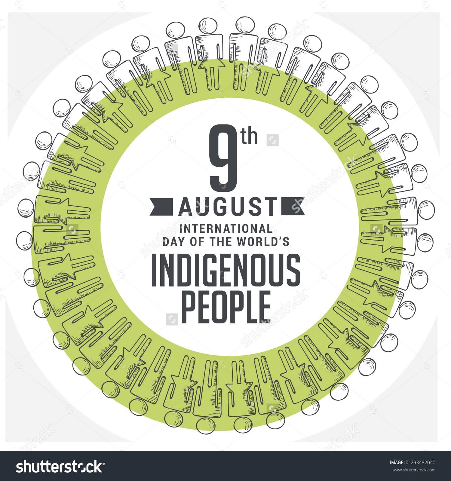 9th August International Day of the World’s Indigenous Peoples Illustration