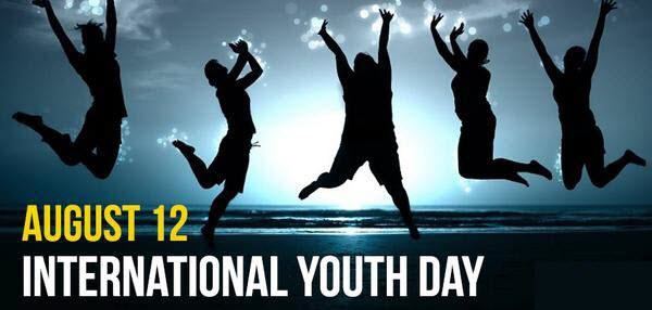 August 12 International Youth Day Facebook Cover Picture