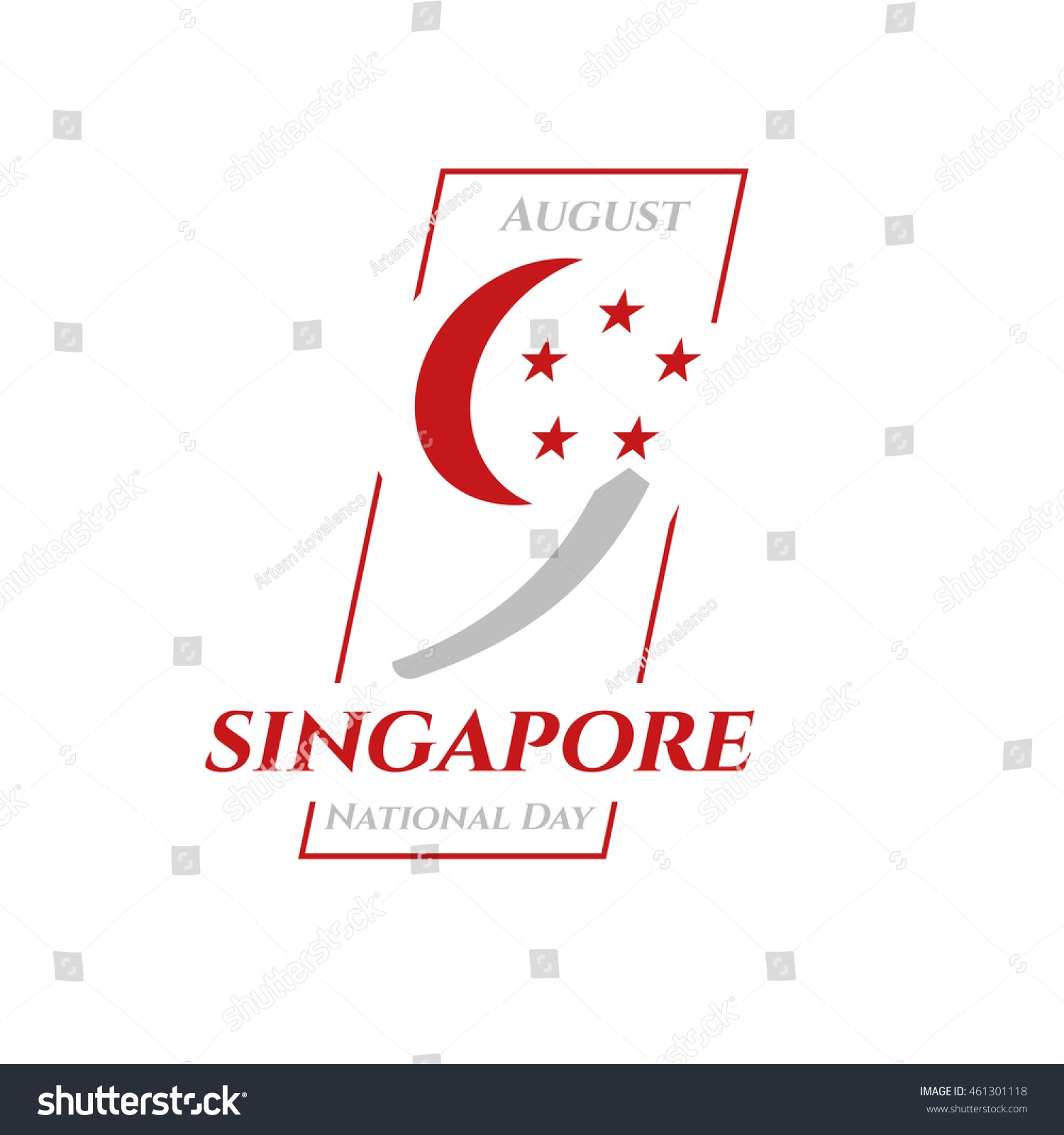 August 9 Singapore National Day Card
