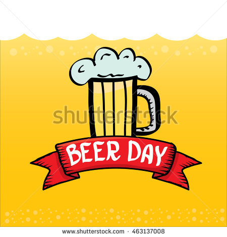 Beer Day Beer Mug Illustration