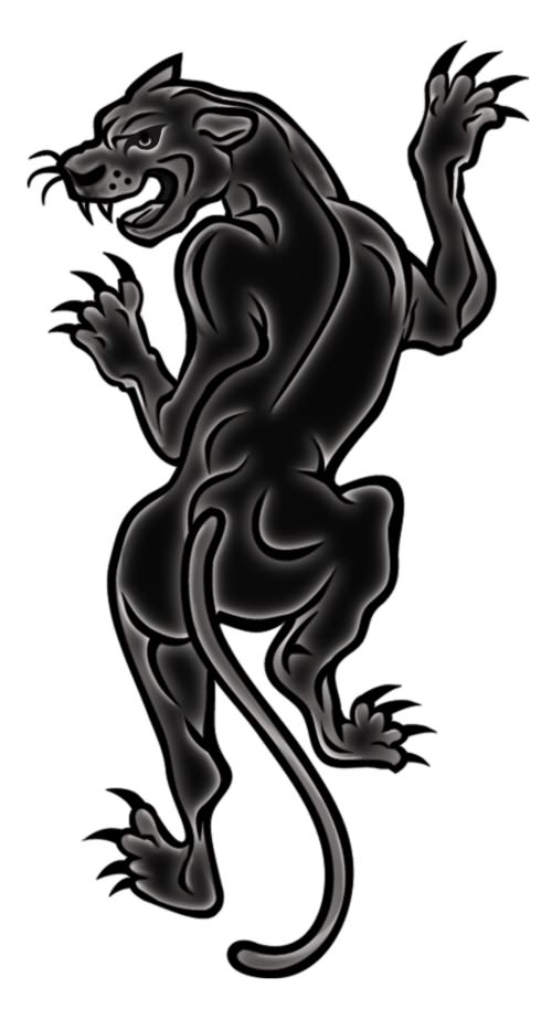 Black Panther Tattoo Design
