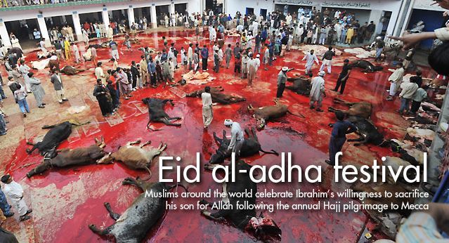 Eid Al Adha Festival Muslims Around The World Celebrate Ibrahim’s Willingness To Sacrifice His Son For Allah Following The Annual Hajj Pilgrimage To Mecca